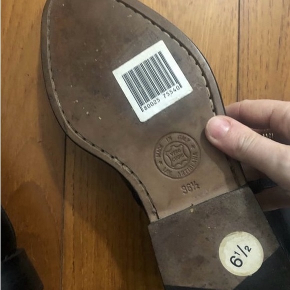 Ann Demeulemeester black/brown riding boot. Finest leather beautiful style - Picture 7 of 10